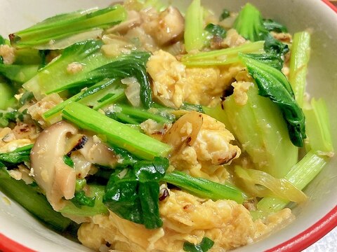 ターサイを使って☆青菜炒め丼